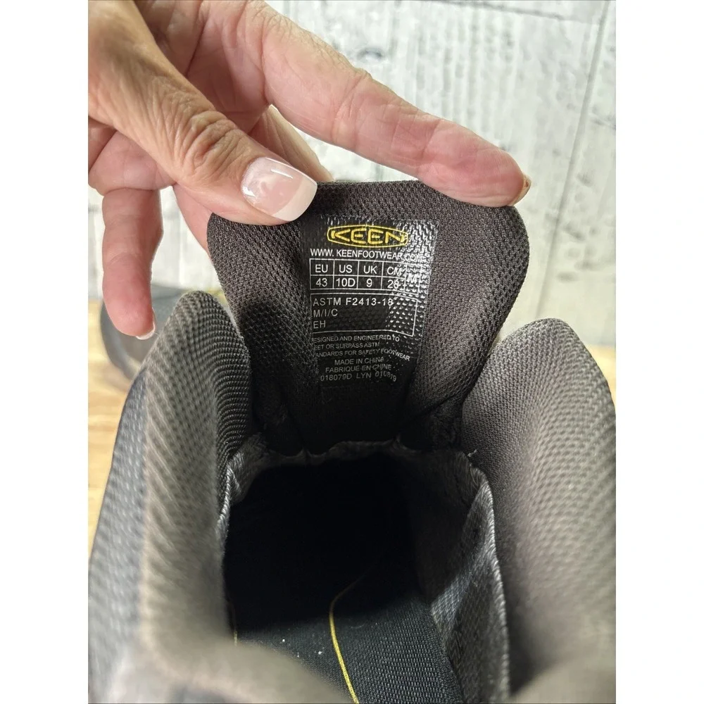 KEEN Utility Lansing Mid Steel Toe Work Boots 1018079D WP EH Mens 10D